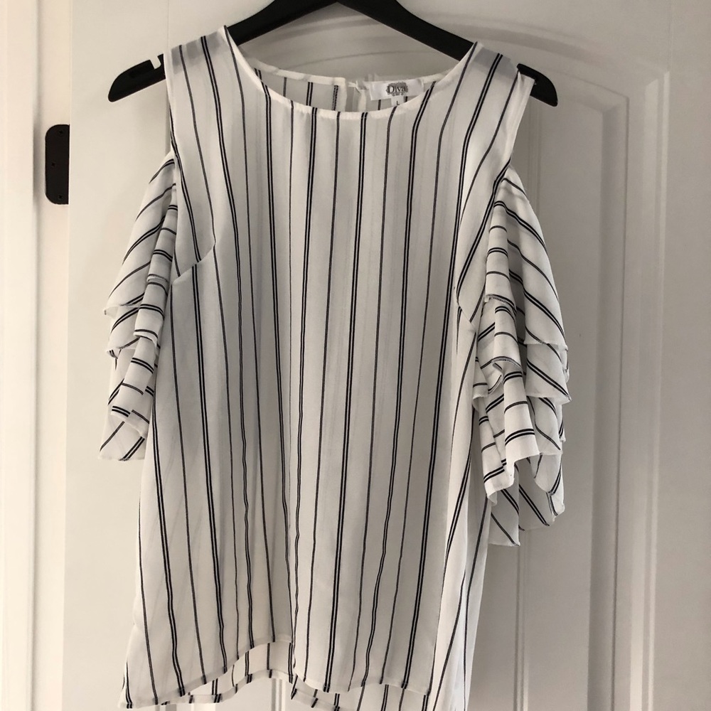 Top with peek a poo sleeves